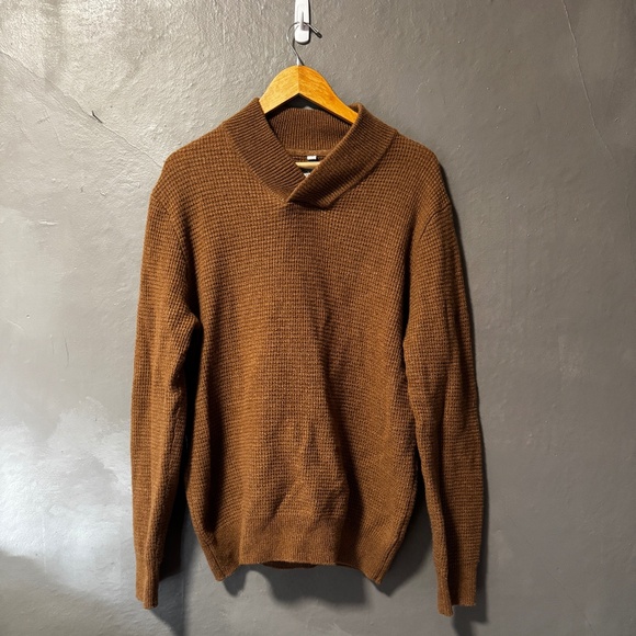 SCHOTT Shawl Collar Wool Blend Sweater - Picture 1 of 5